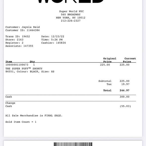 Aritzia Super Puff Black Glossy - Picture 10 of 10